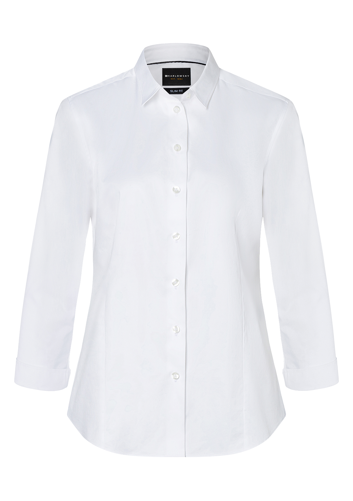 Damen Bluse Active-Stretch 3/4-Arm Modern-Fit