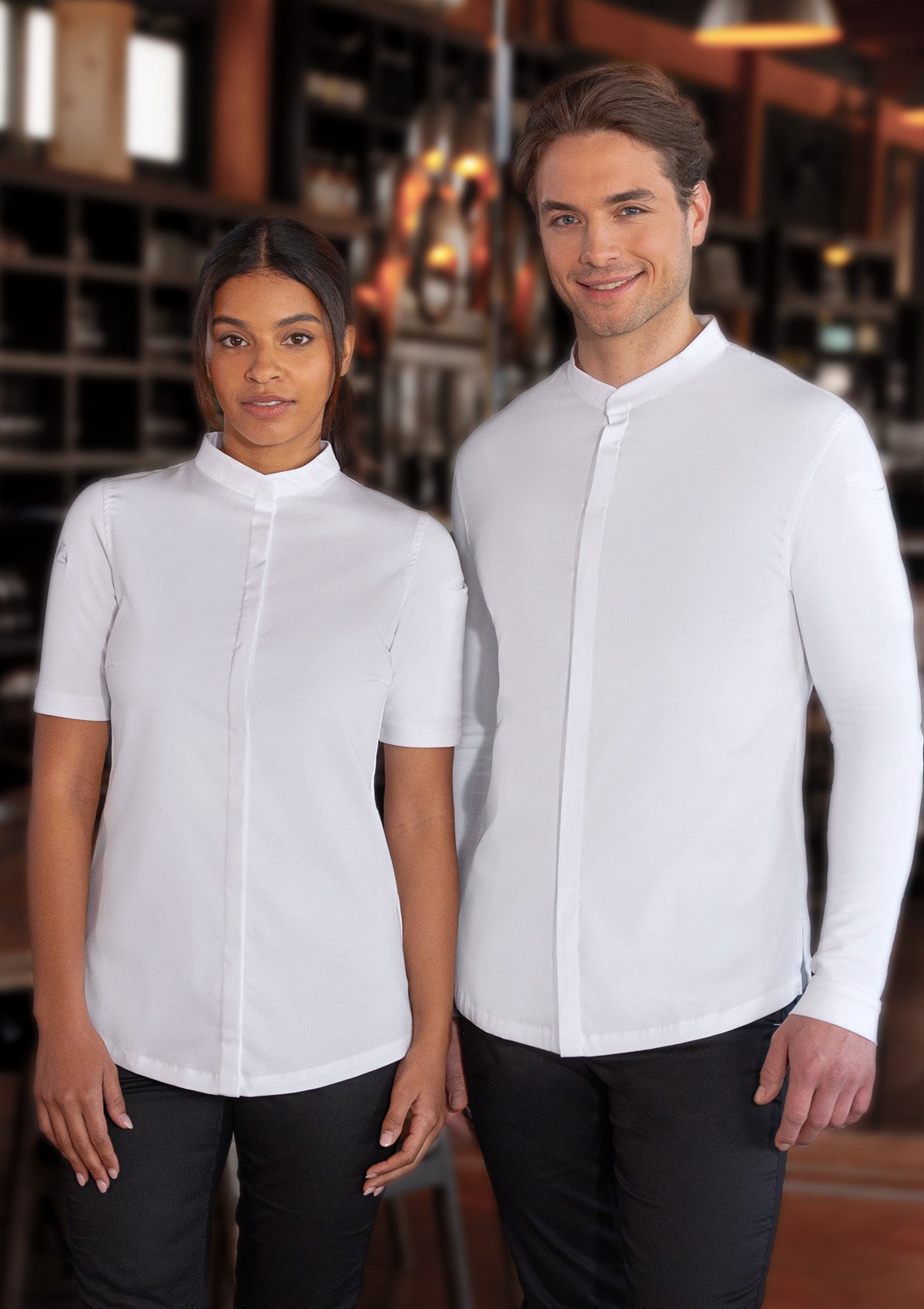 Giacca da Chef Uomo Avantgarde Maniche Lunghe Slim Fit
