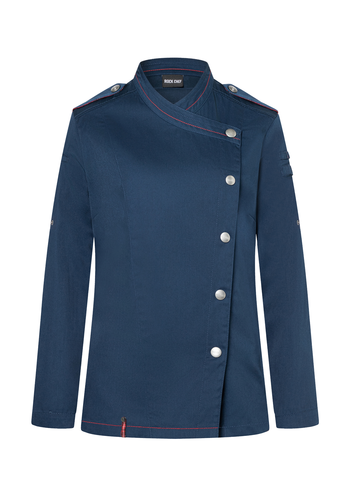 Damen Kochjacke Denim-Style ROCK CHEF® Stage2 Langarm (Nachhaltig)