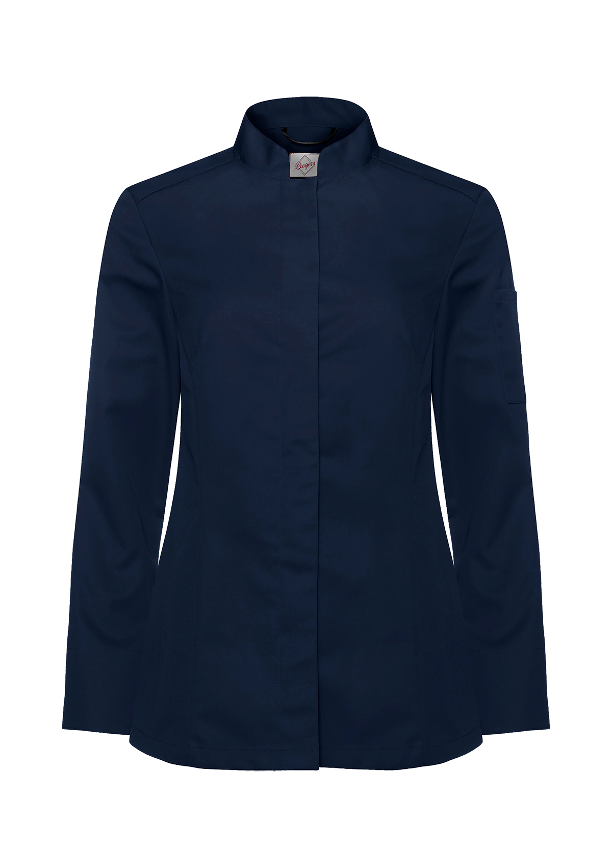 Damen Kochhemd Slim Fit Langarm mit Stifttasche | Segers