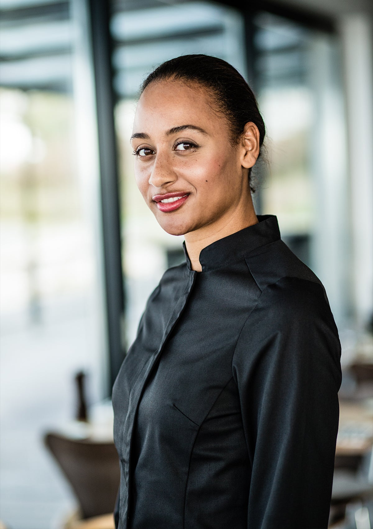 Damen Kochhemd Slim Fit Langarm | Segers