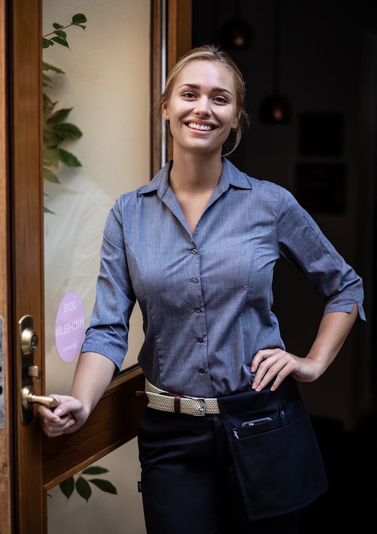 Damen Bluse mit 3/4-Ärmeln | Segers