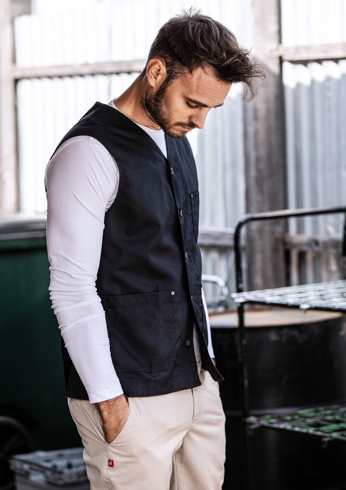 Herren Kochhose Slim-Fit | Segers