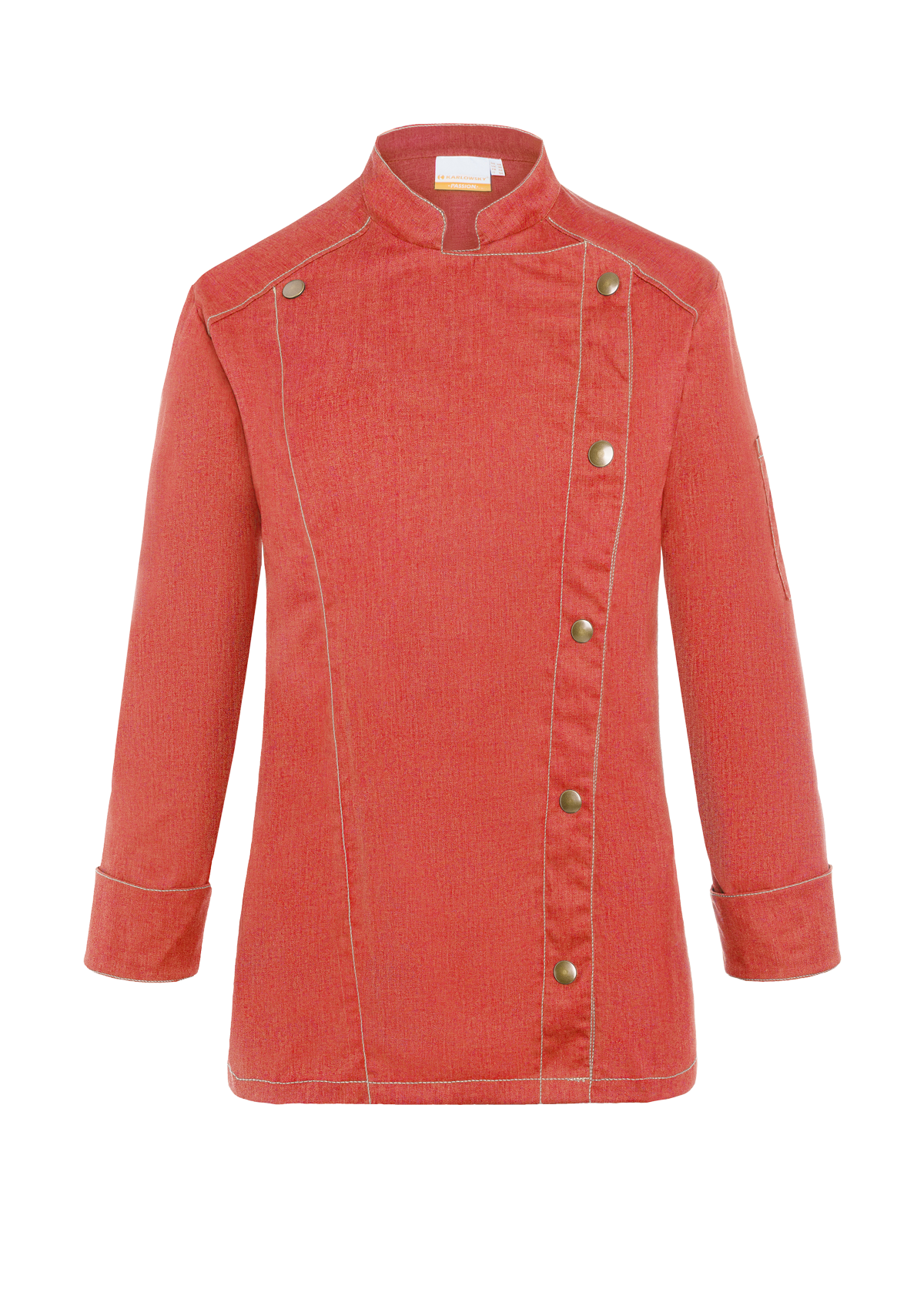 Veste de Chef Femme Style Jeans Manches Longues