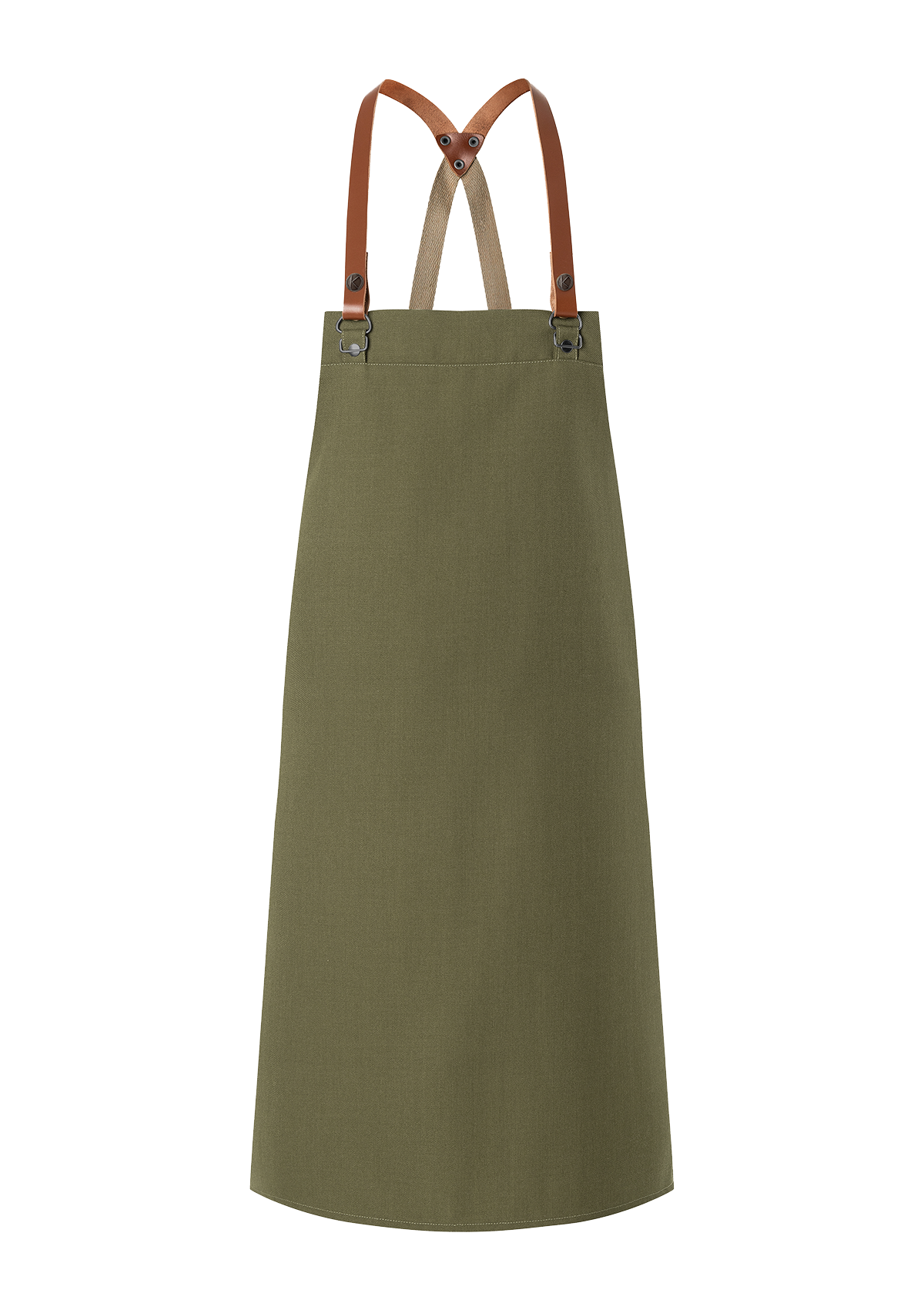 Tablier à bavette ergonomique avec sangles en cuir – Green Generation – Unisexe
