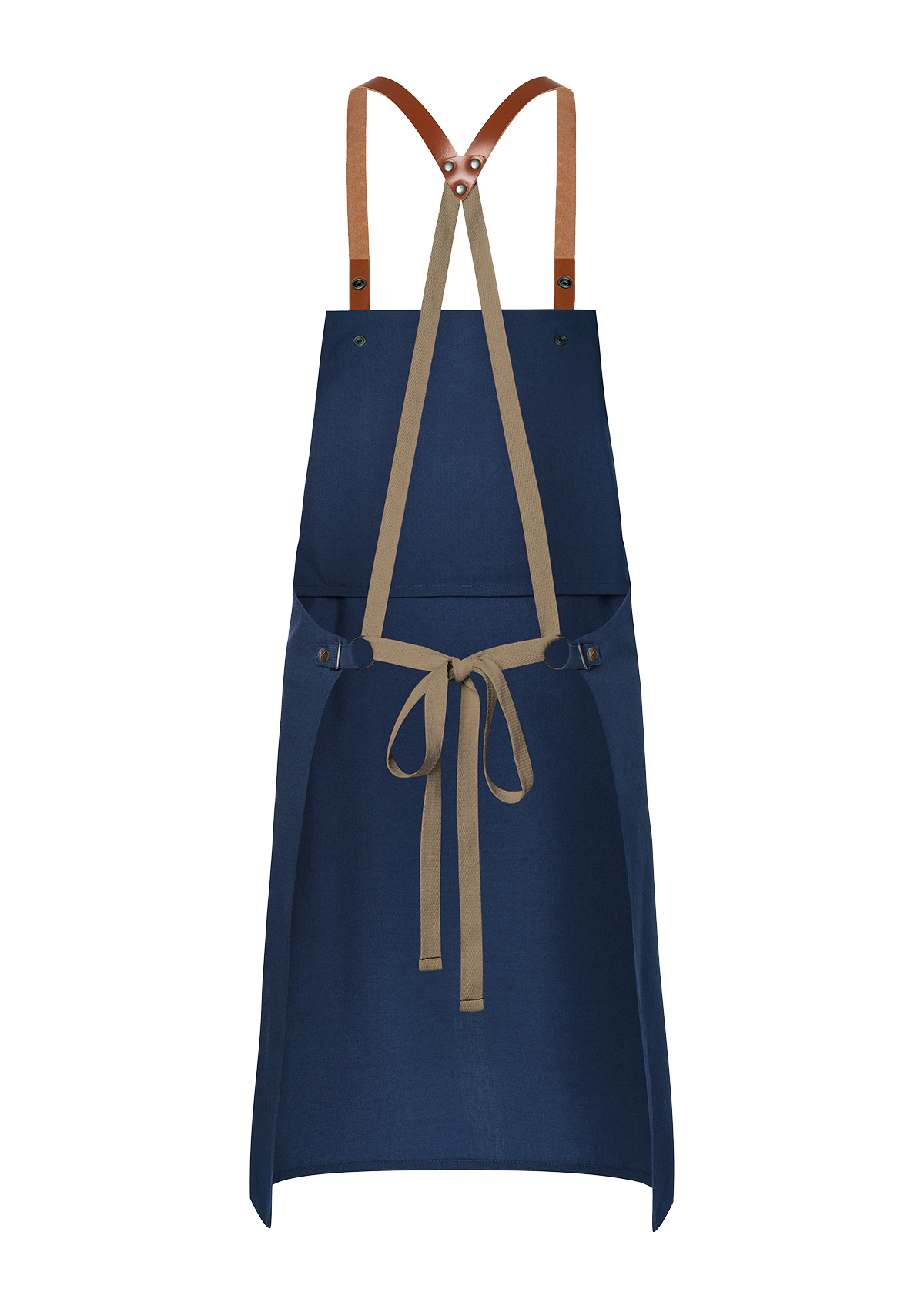 Tablier à bavette ergonomique avec sangles en cuir – Green Generation – Unisexe