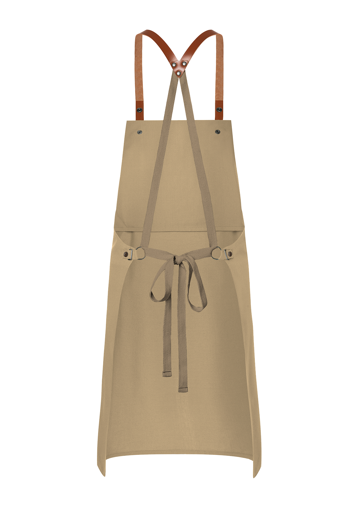 Tablier à bavette ergonomique avec sangles en cuir – Green Generation – Unisexe