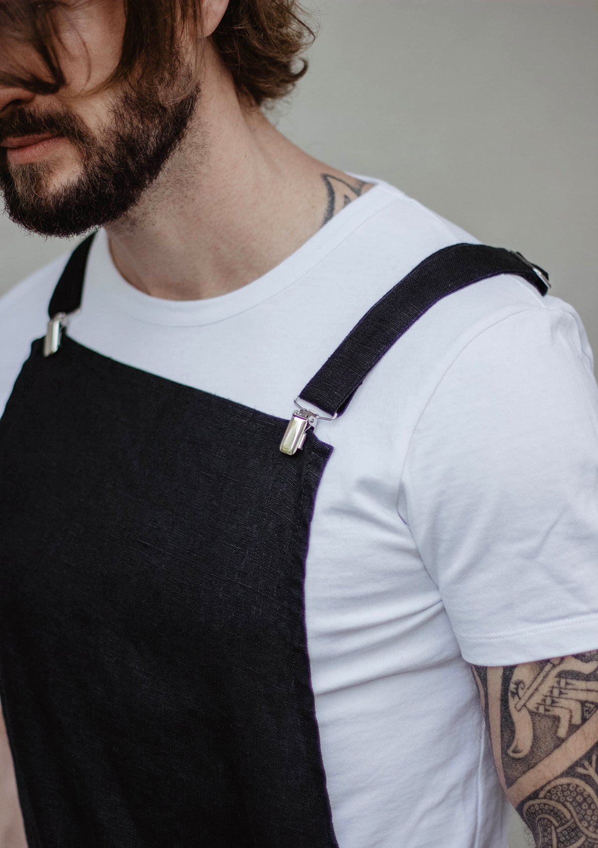 Latzschürze Marseilles aus feinem Leinen Unisex | U.C.W