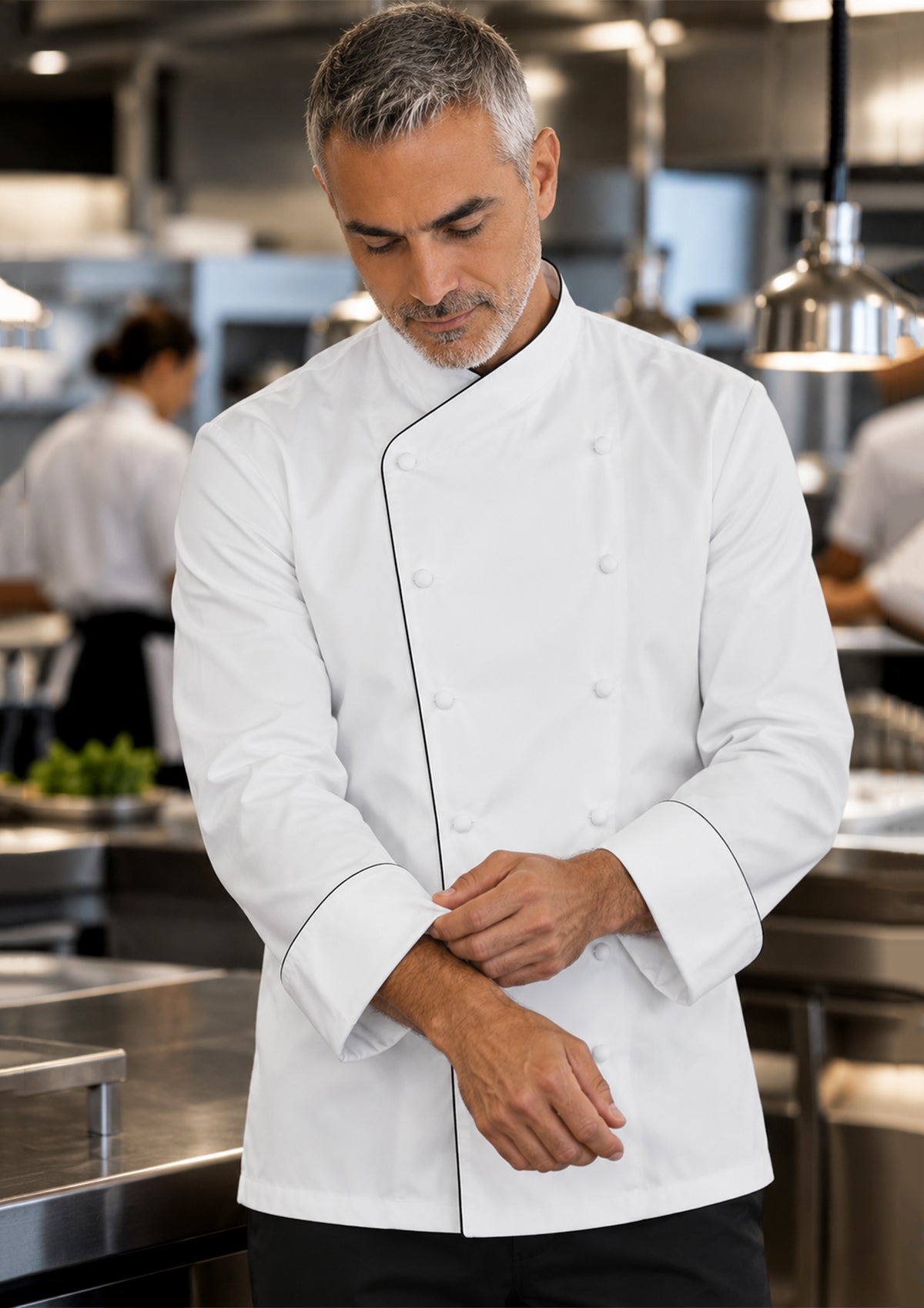 Veste de Chef Exclusive Homme Manches Longues