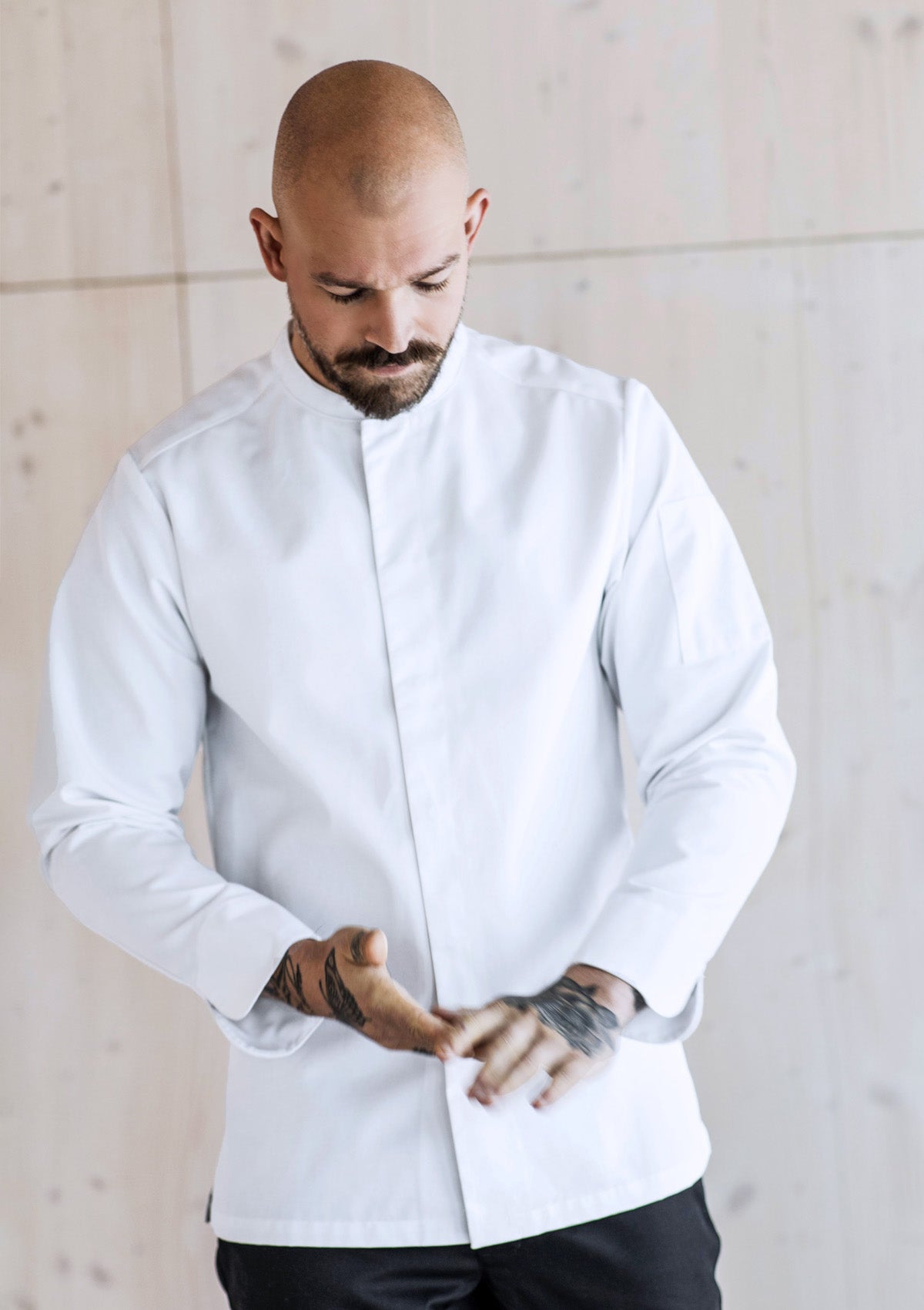 Chemise de Chef Manches Longues Smart-Unisexe