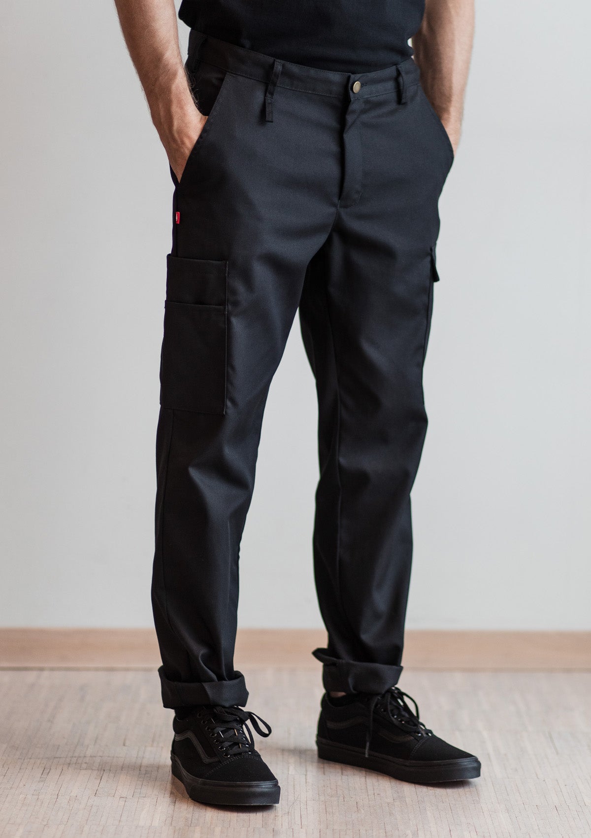 Herren Kochhose mit glatter Front