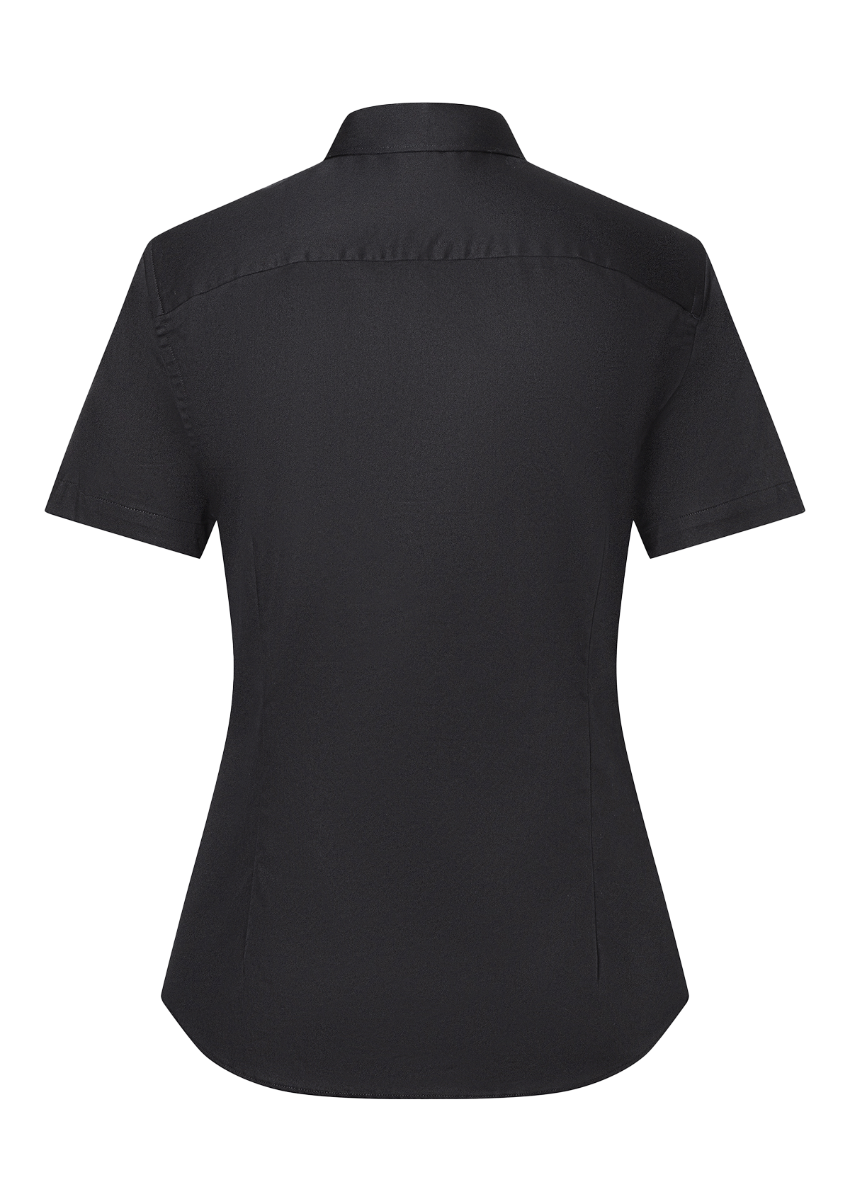 Damen Bluse Active-Stretch Kurzarm Slim-Fit