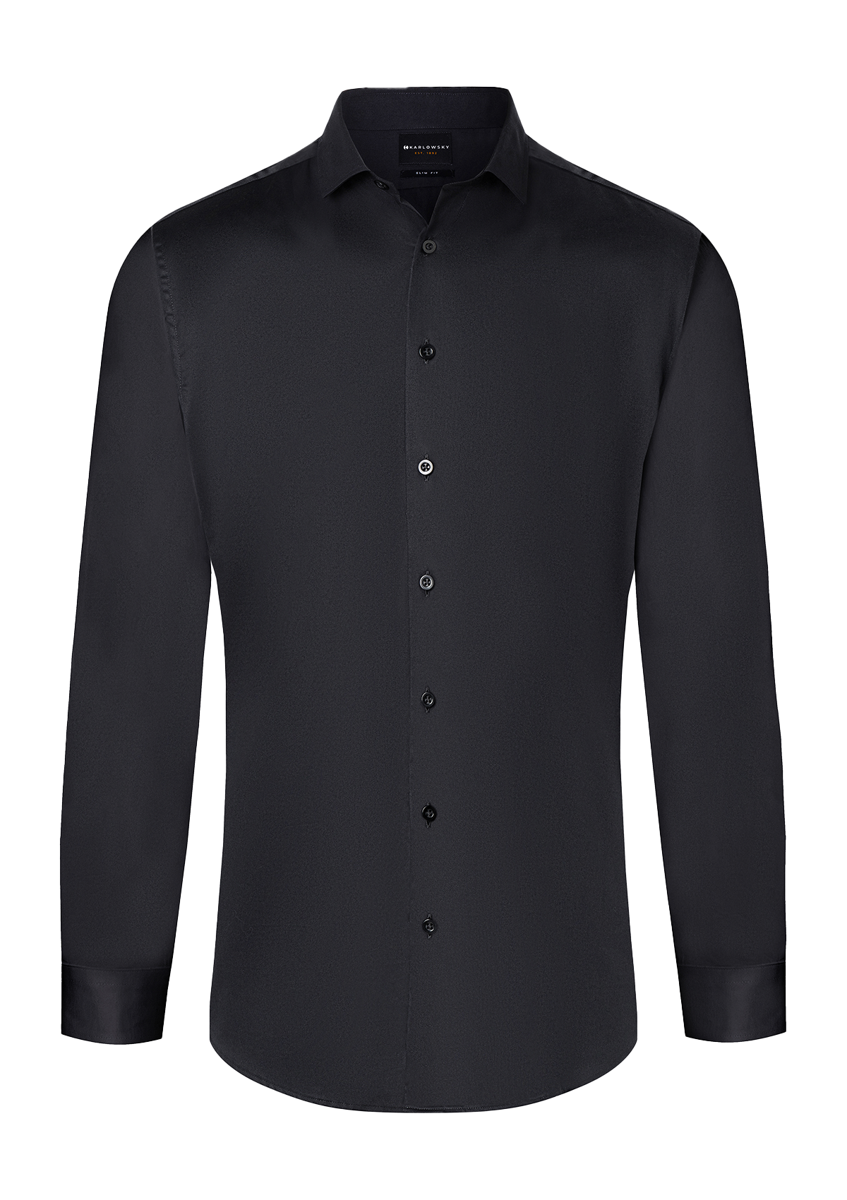 Herren Hemd Active-Stretch Langarm Slim-Fit