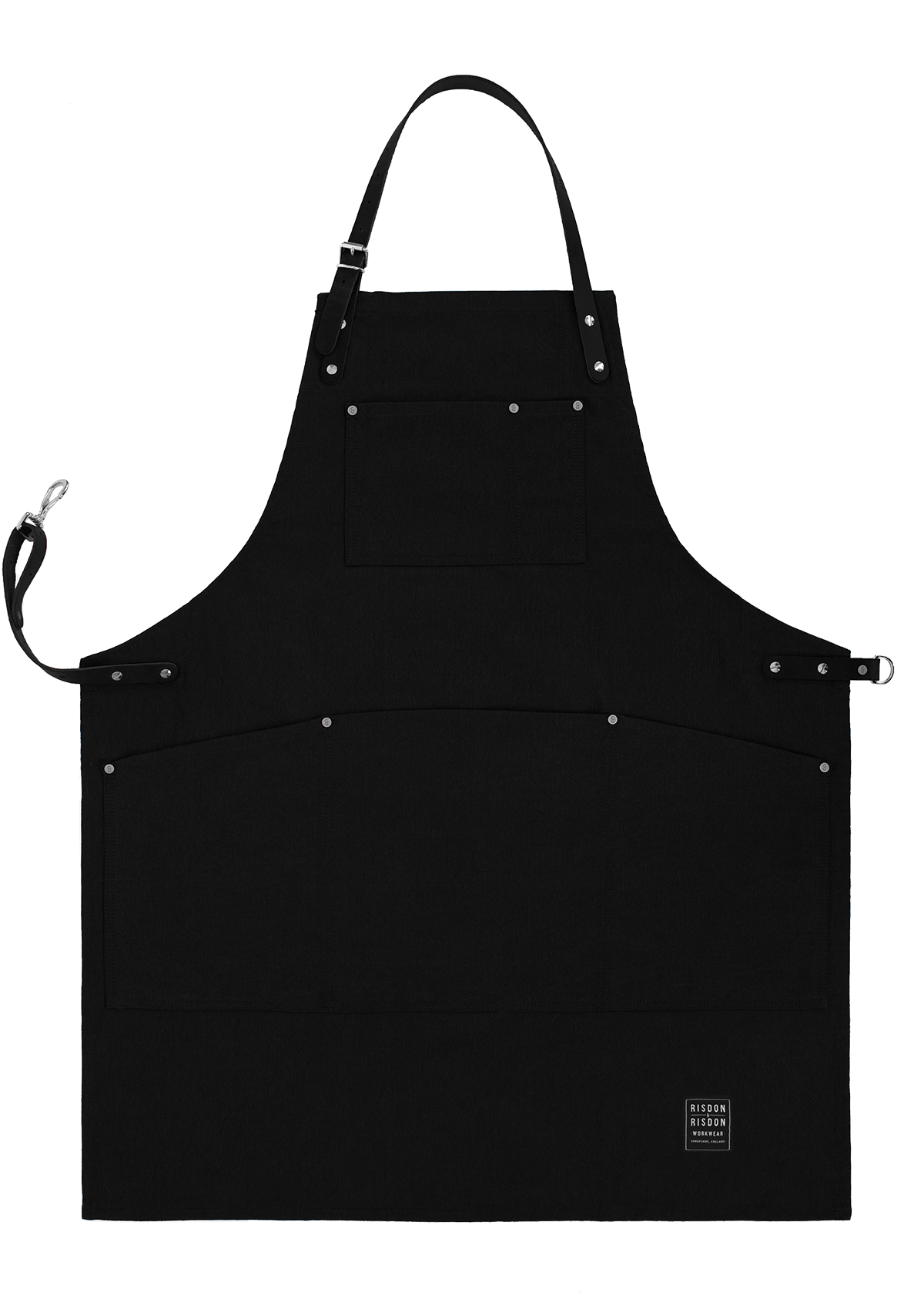 Grembiule a Pettorina Artigianale Originale con Bretelle in Pelle Unisex