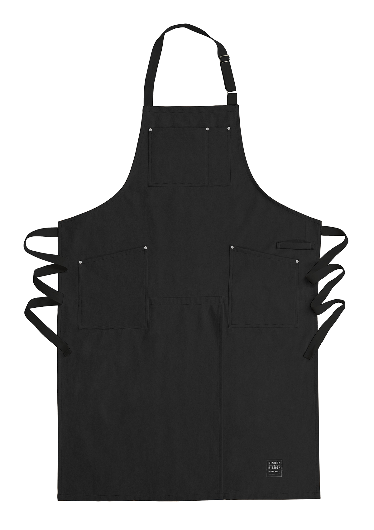 Handgefertigte Töpfer-Latzschürze Canvas Split-Leg mit Taschen Unisex | Risdon & Risdon