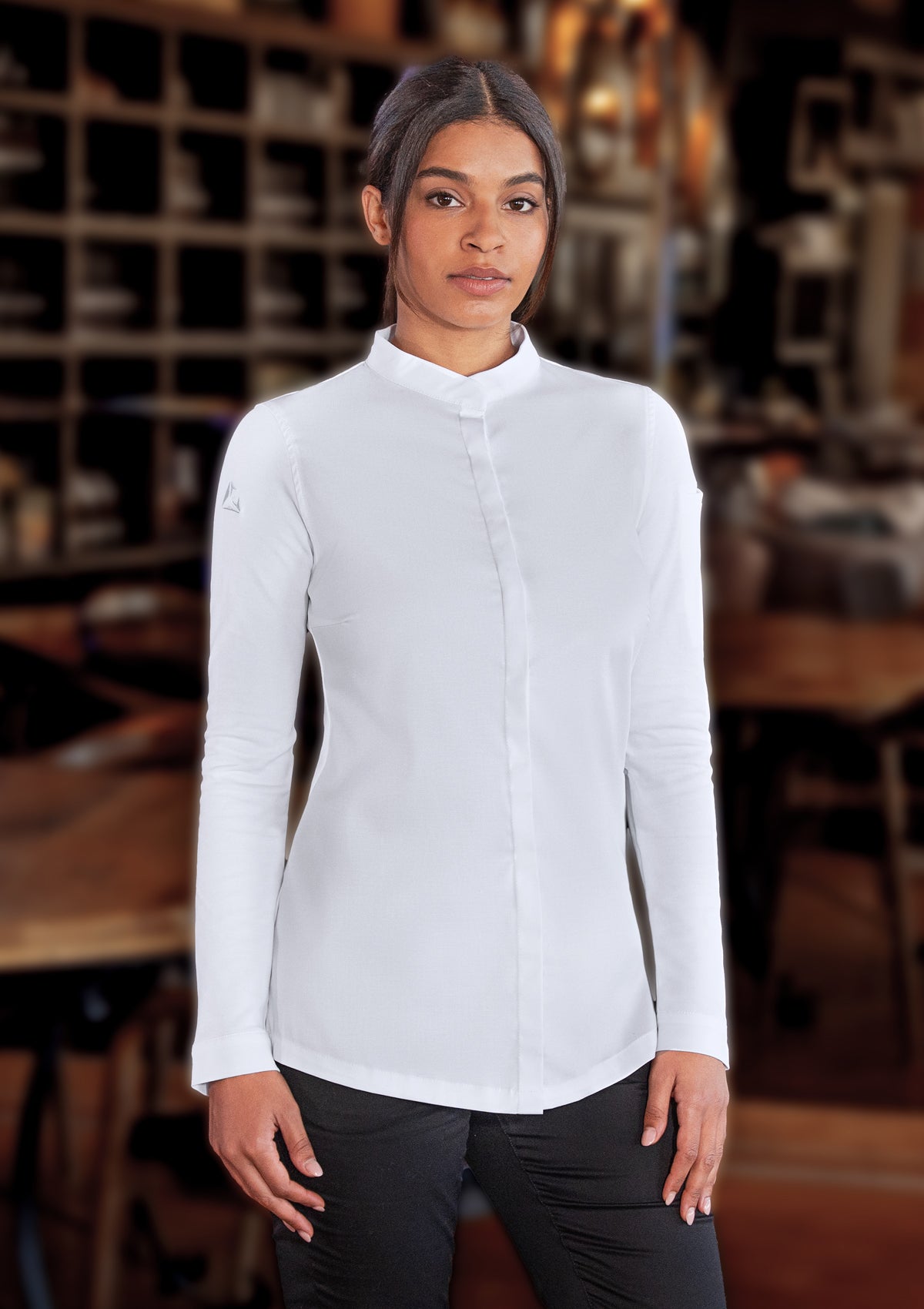 Veste de Chef Femme Manches Longues Avantgarde