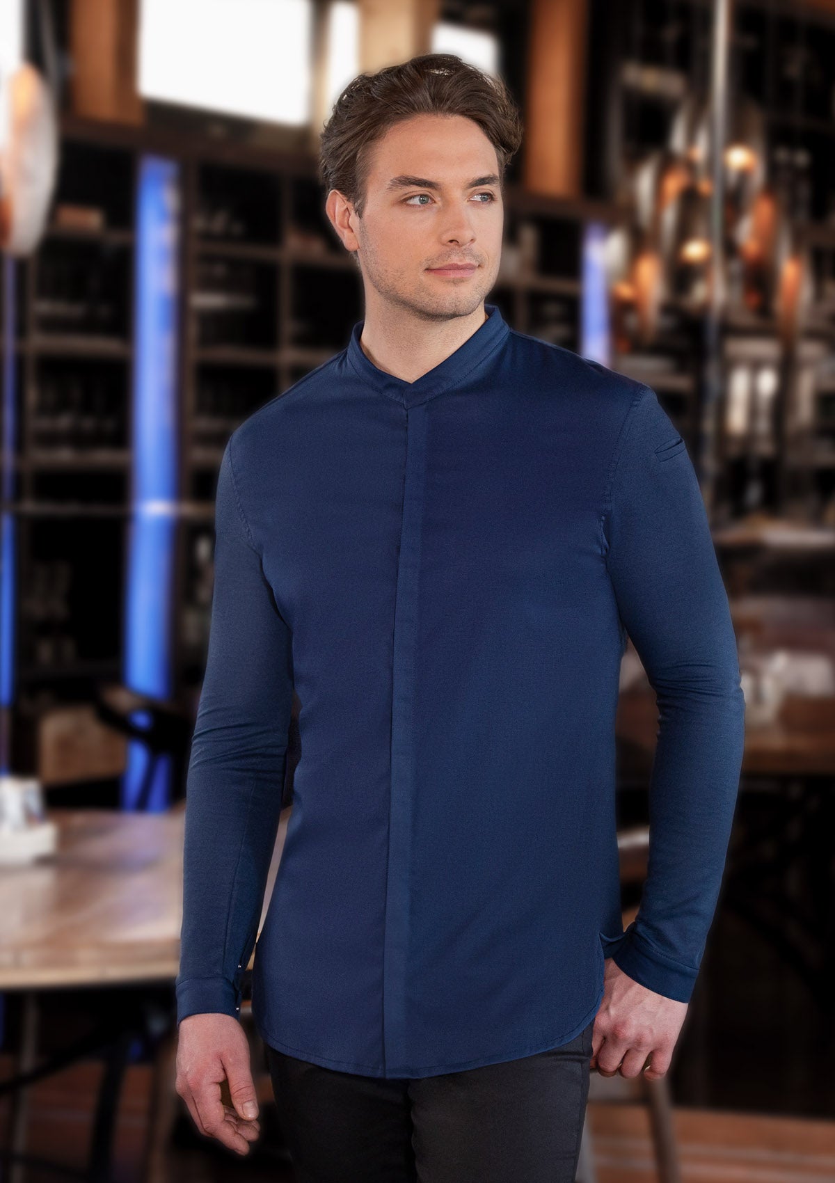Herren Kochjacke Avantgarde Langarm