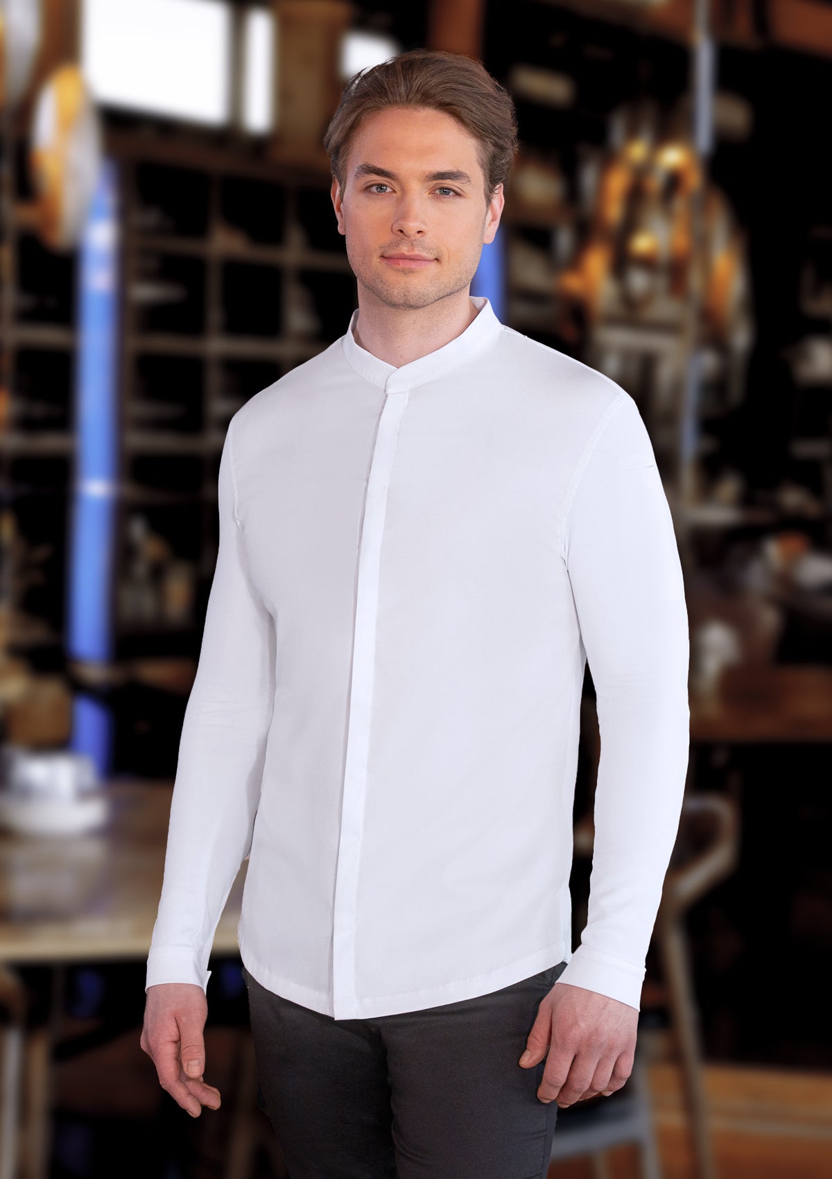 Veste de Chef Homme Manches Longues Avantgarde