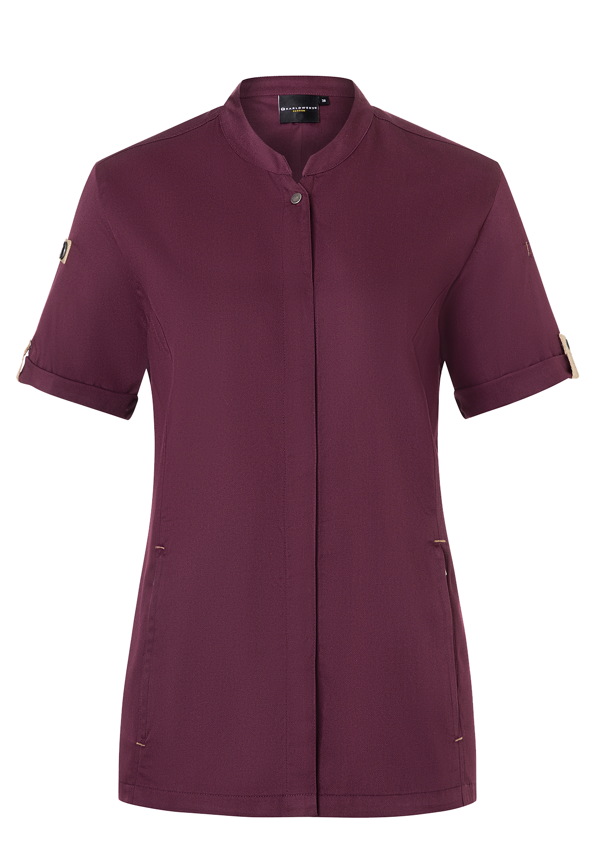 Chemise de Chef Femme Manches Courtes Green-Generation