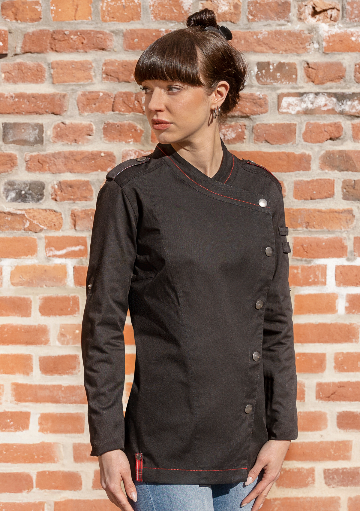 Veste de Chef Femme Manches Longues ROCK CHEF® Stage2