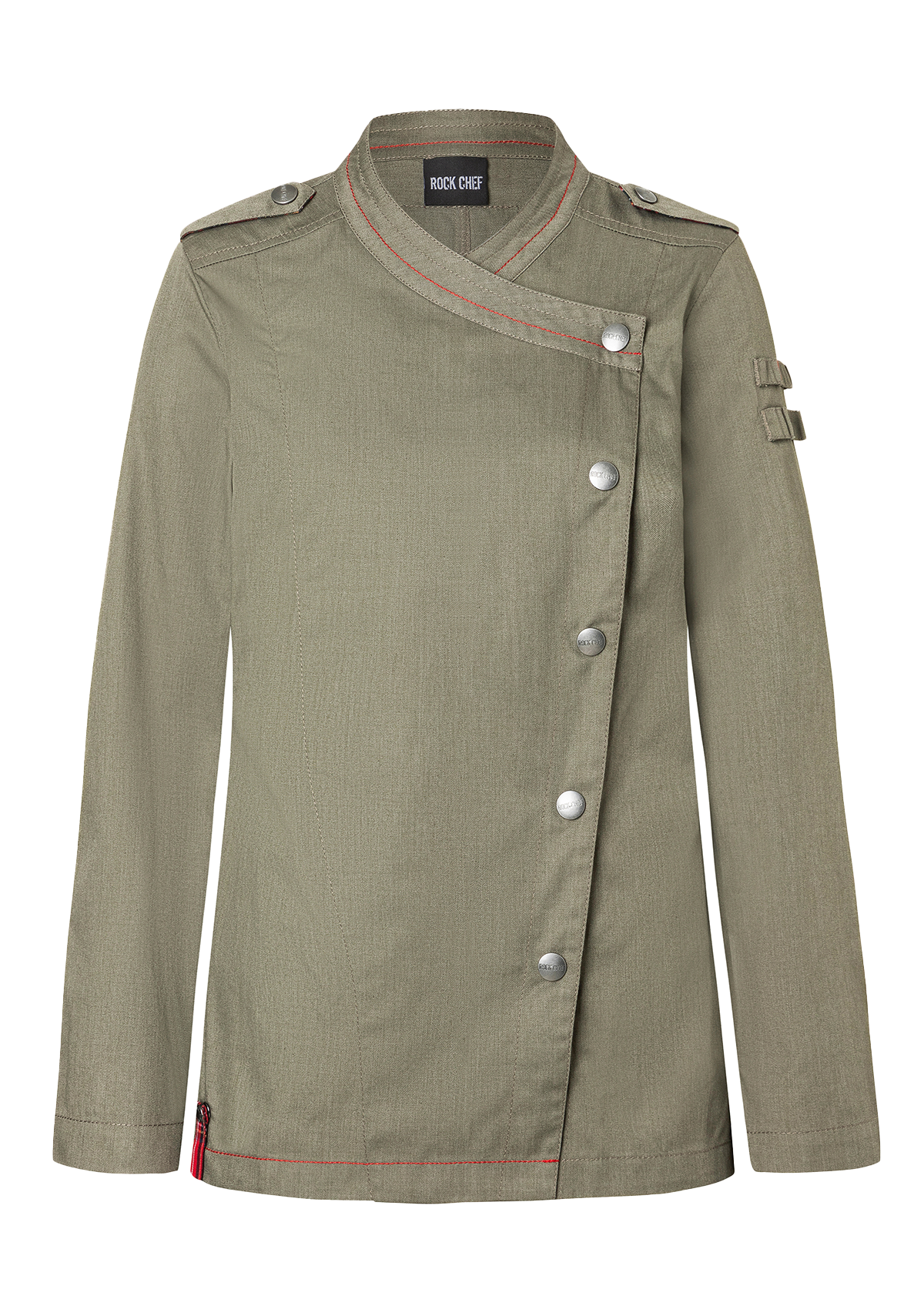 Veste de Chef Femme Denim Manches Longues ROCK CHEF® Stage2