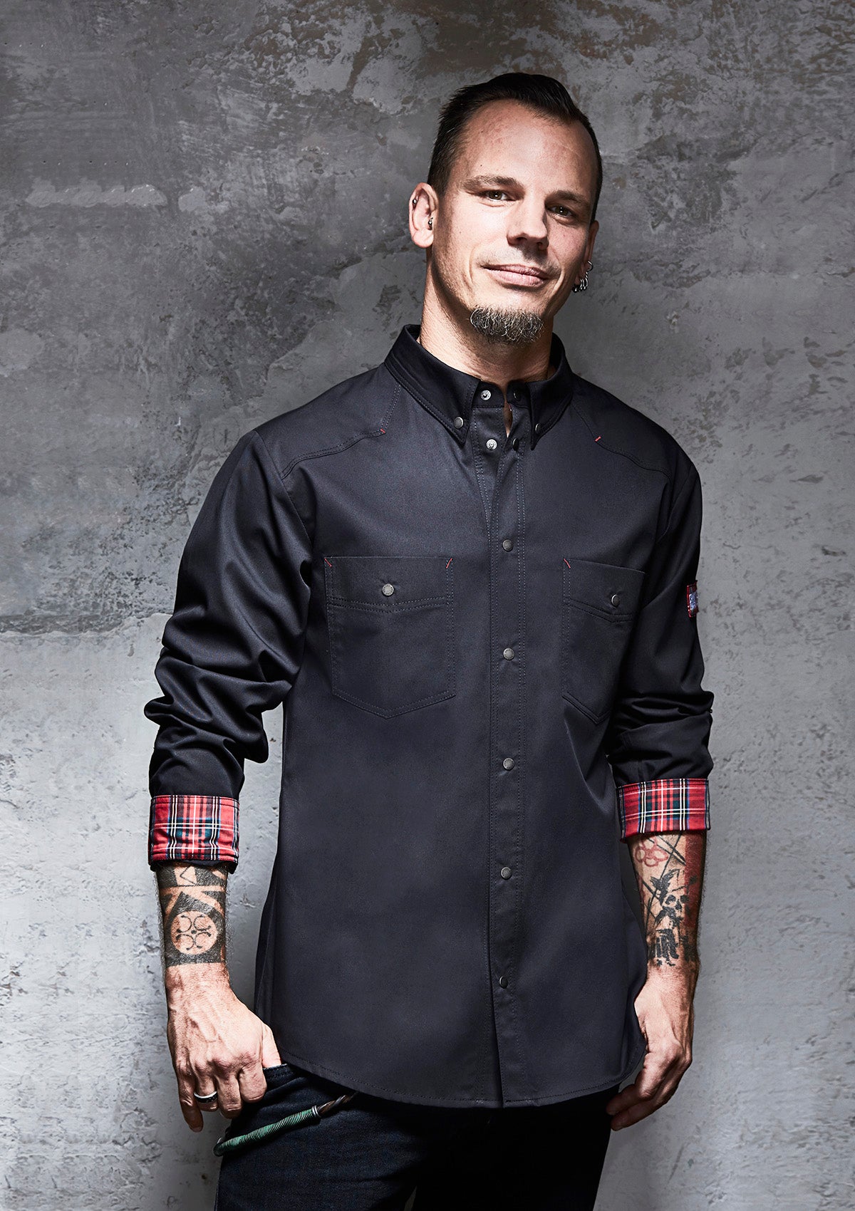 Chemise de Chef Homme ROCK CHEF® Manches Longues