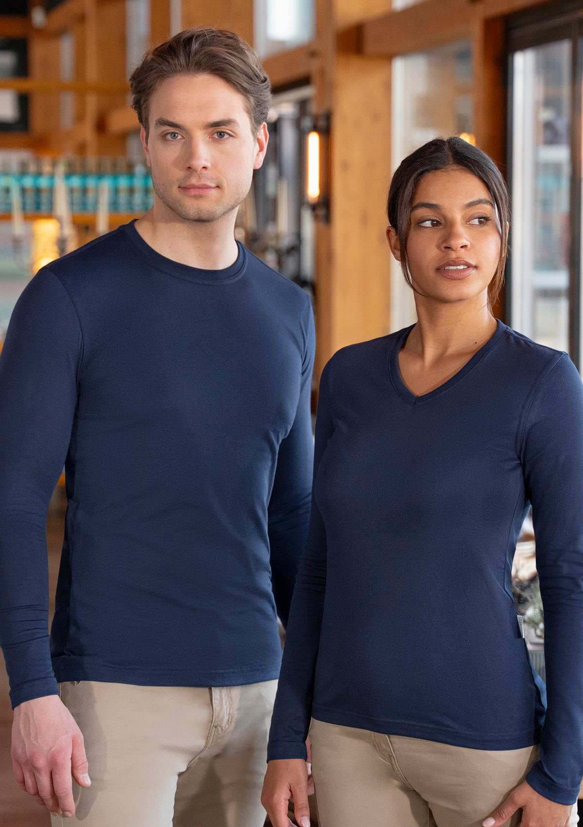 Camicia da Lavoro Donna Casual-Flair Maniche Lunghe