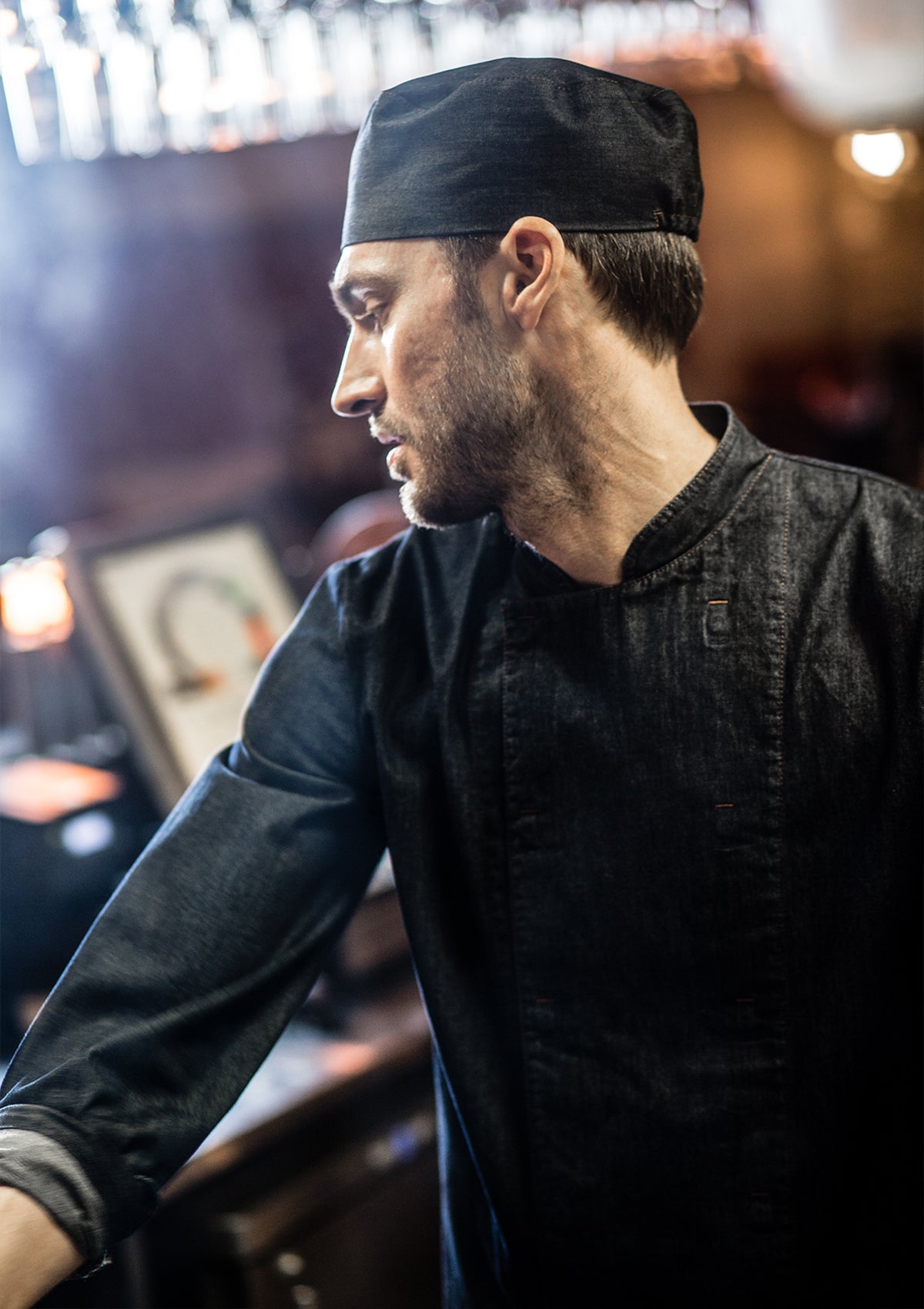 Unisex Kochmütze mit Gummizug hinten | Segers