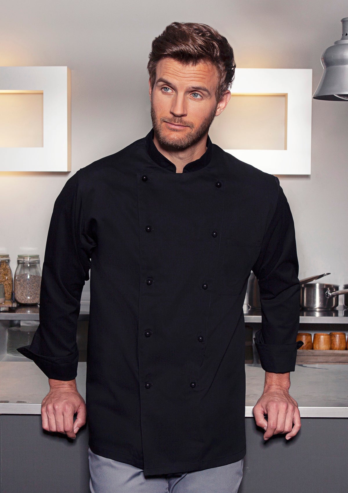 Giacca da Chef Basic Unisex Maniche Lunghe