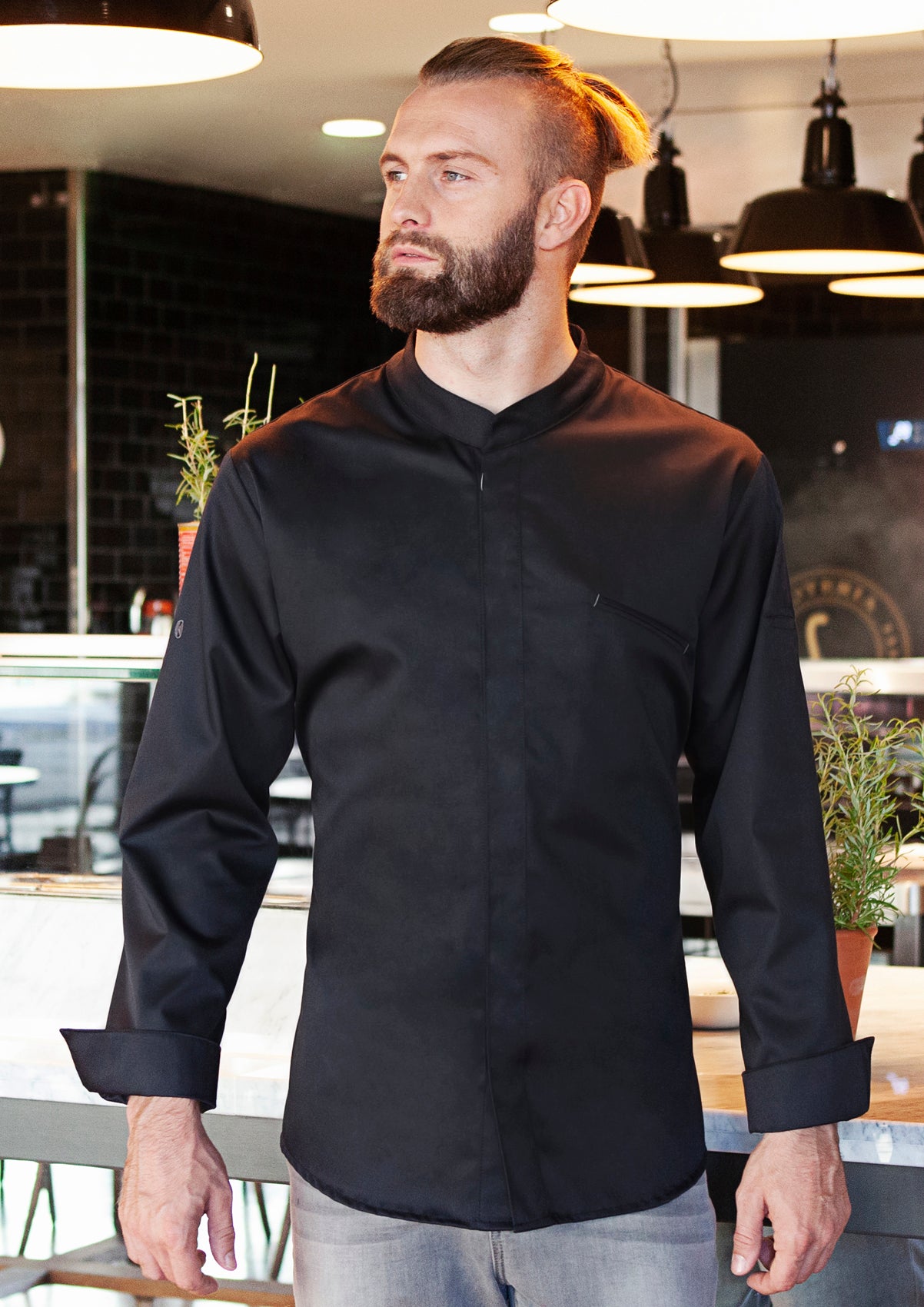 Giacca da Chef Uomo Modern-Touch Maniche Lunghe