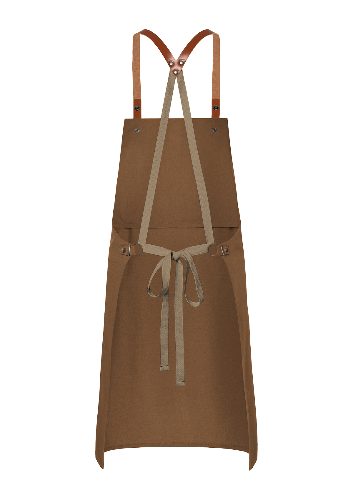 Tablier à bavette ergonomique avec sangles en cuir – Green Generation – Unisexe