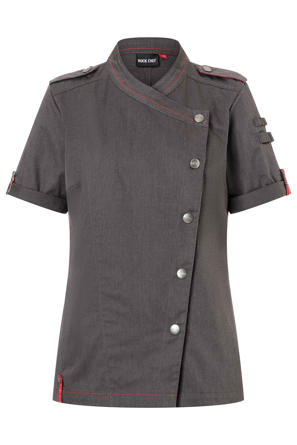 Giacca da Chef Donna in Denim Maniche Corte - ROCK CHEF®