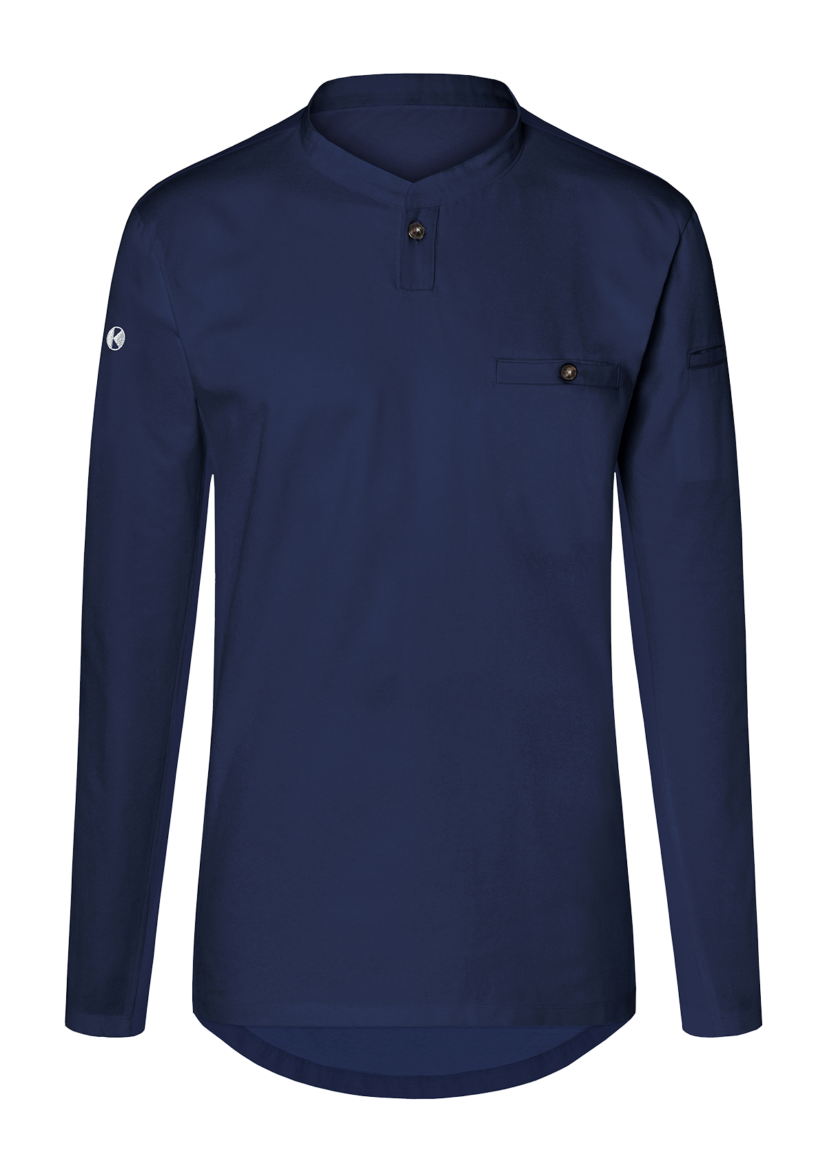 Herren Kochhemd Performance Slim-Fit Langarm