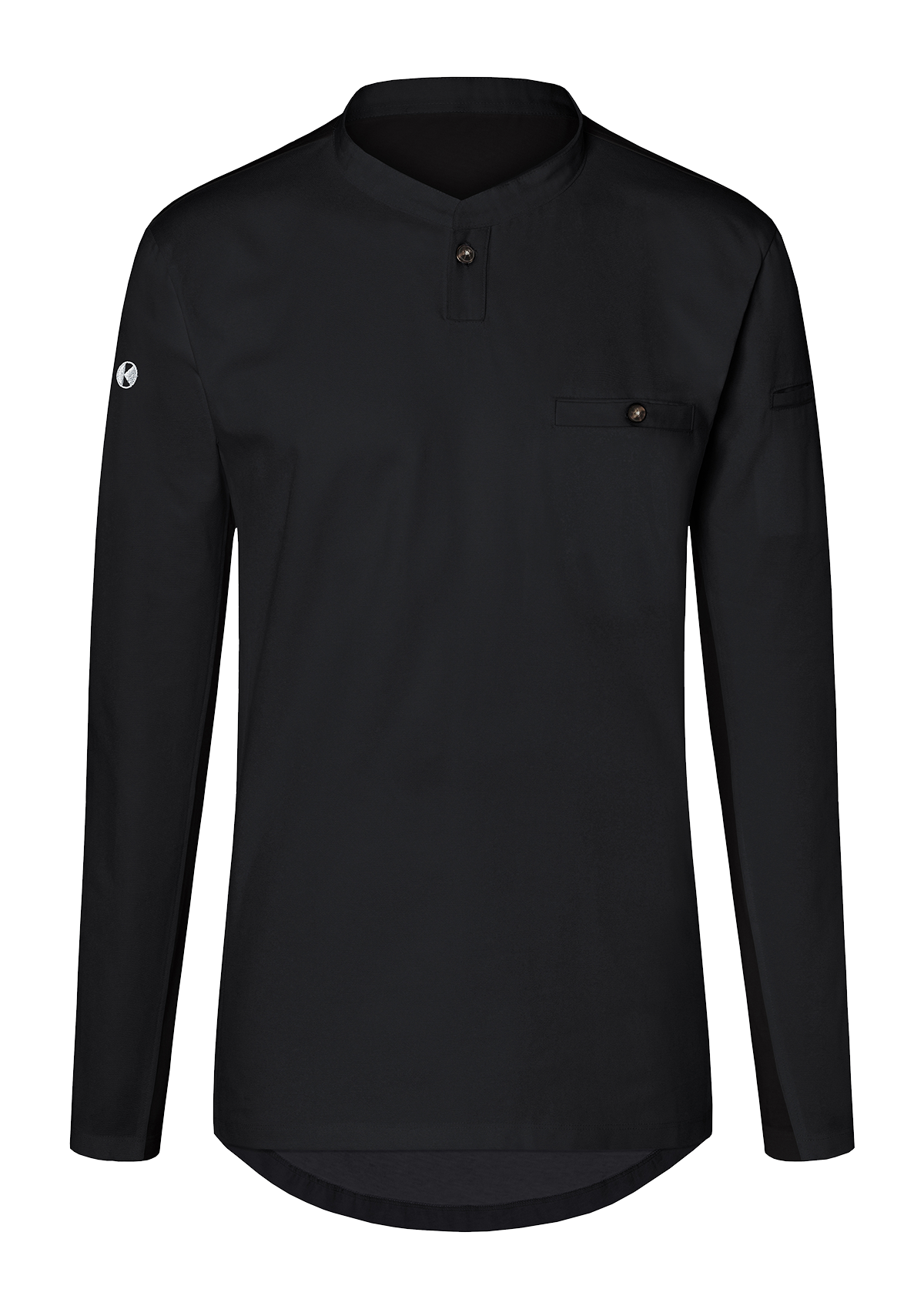 Herren Kochhemd Performance Slim-Fit Langarm
