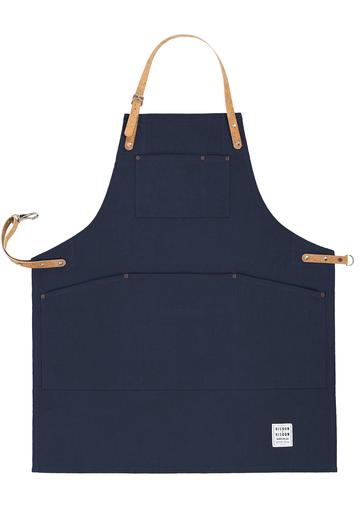 Grembiule a Pettorina Artigianale Originale con Bretelle in Sughero Unisex