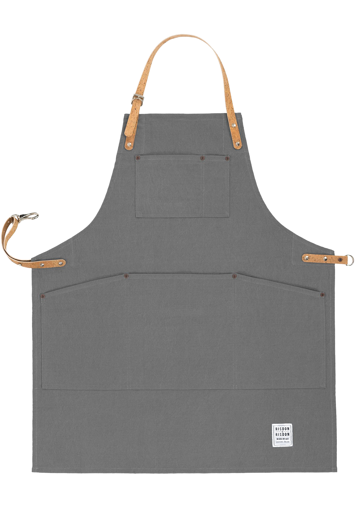 Grembiule a Pettorina Artigianale Originale con Bretelle in Sughero Unisex