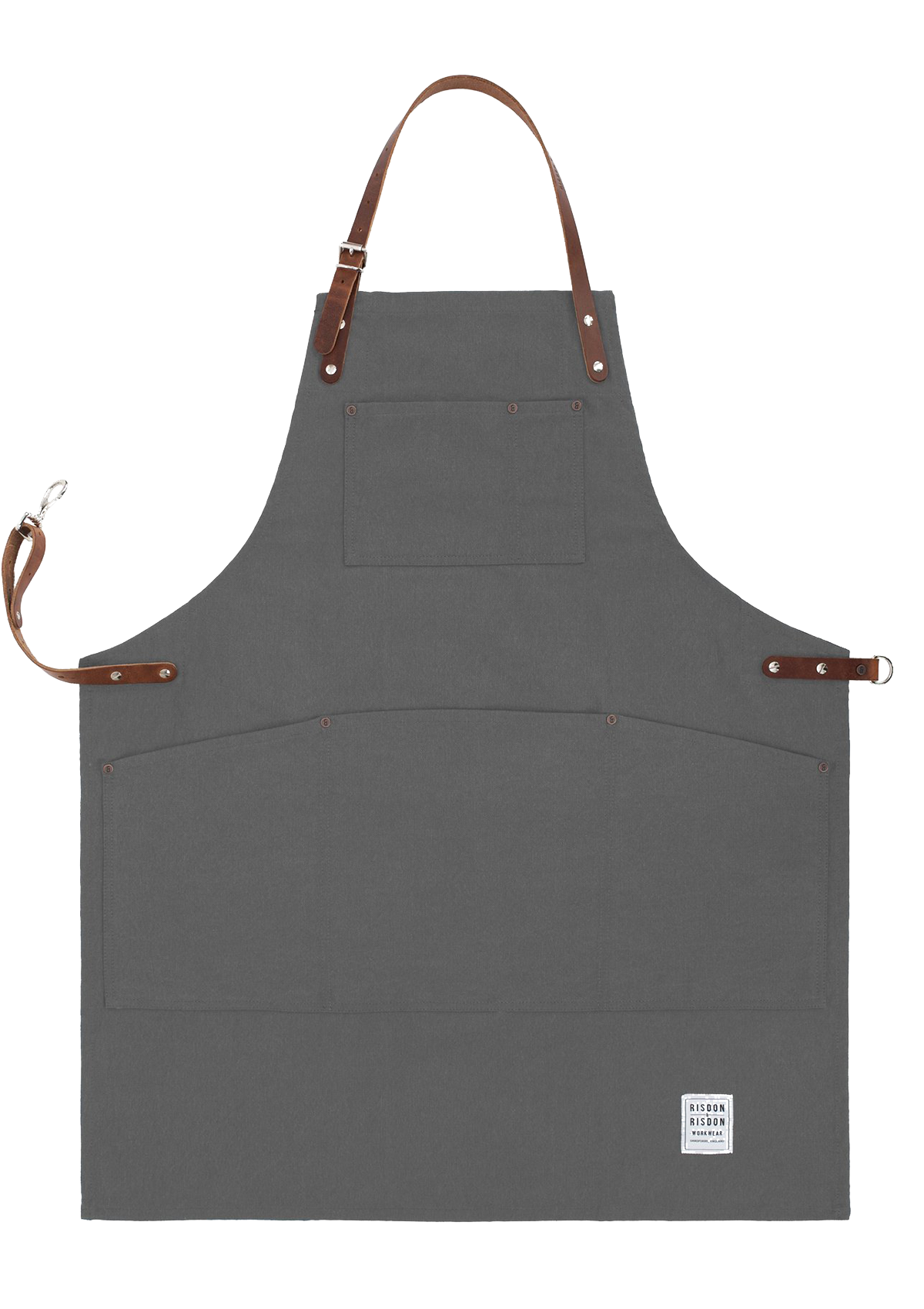 Grembiule a Pettorina Artigianale Originale con Bretelle in Pelle Unisex