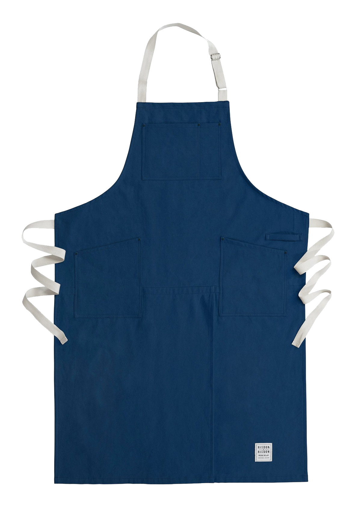 Grembiule da Vasaio Artigianale in Canvas con Gamba Divisa e Tasche Unisex
