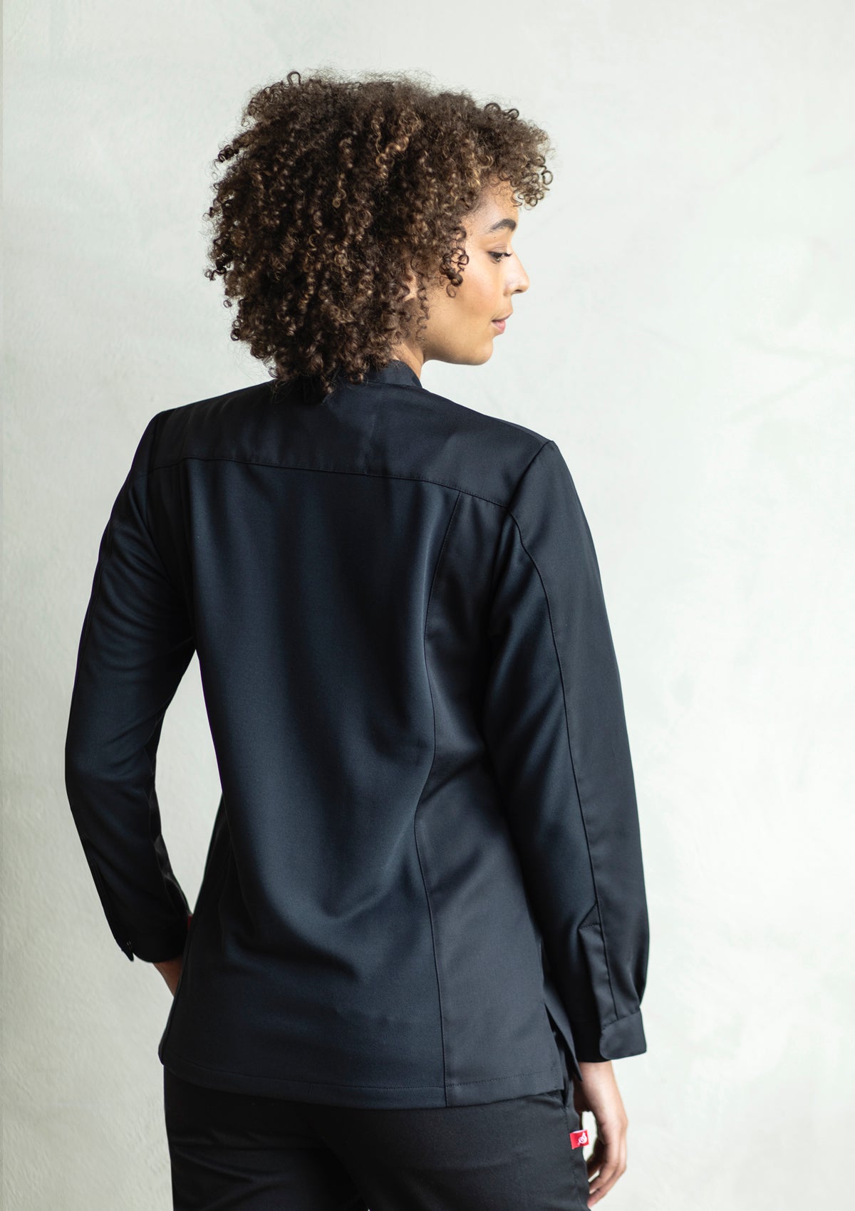 Damen Kochjacke Stretch Langarm Für Mehr Bewegungsfreiheit